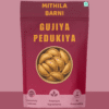 Homemade Gujiya (Pedukiya) Snacks in a Stand-Up Pouch: Sweet and rich with khoya, a traditional treat from Mithila Barni.